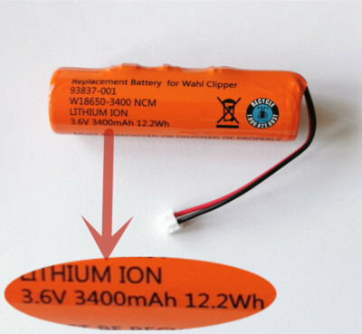 3.7V Battery Replace for Wahl 8148 8591 8504 1919 Hair Clippers