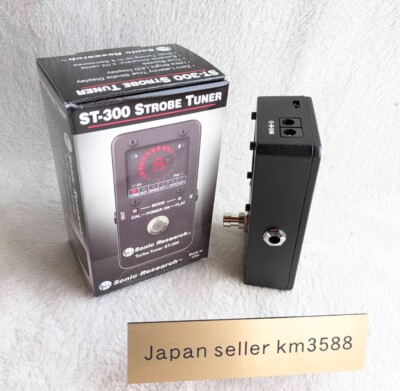 Sonic Research Turbo Tuner ST-300 Strobe Guitar/Bass Tuner JP From