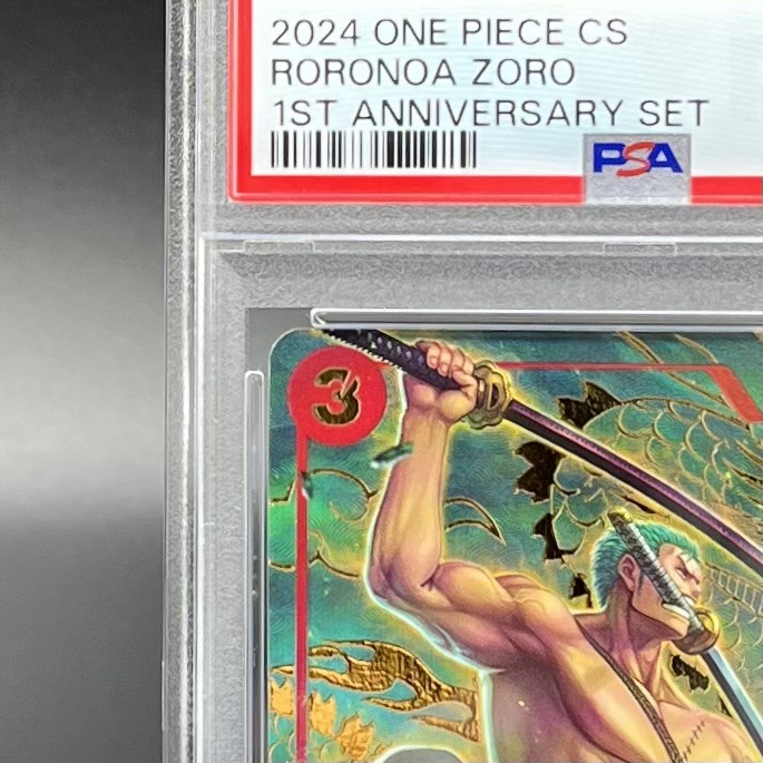 PSA 10 Roronoa Zoro OP01-025 1st Anniversary Set Promo ONE PIECE