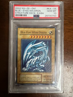 Yugioh Blue-Eyes White Dragon KA-05 Structure Deck Kaiba PSA 10
