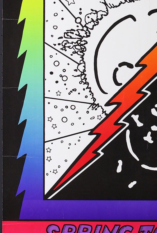 1988 GRATEFUL DEAD Spring Tour Poster Hand Signed Autographed by