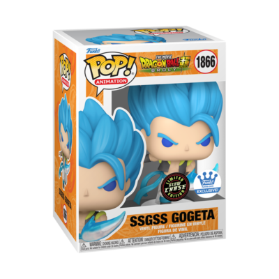 Funko Pop! Dragon Ball Super CHASE - SSGSS Gogeta #1866 Exclusive