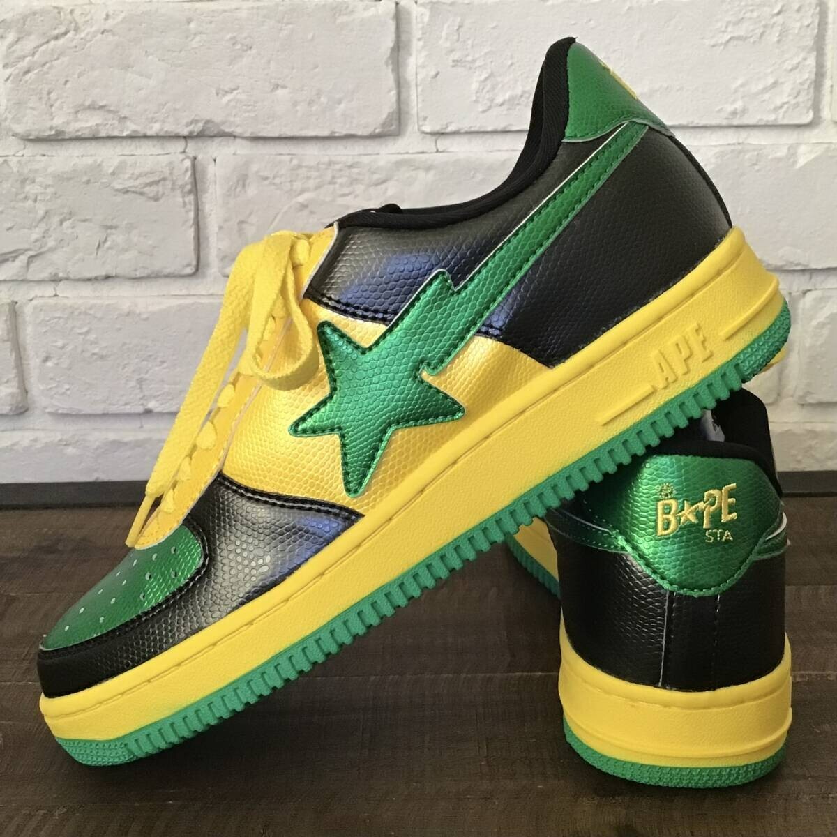 Snake BAPE STA sneakers Jamaica color a bathing ape NIGO US 8 | eBay