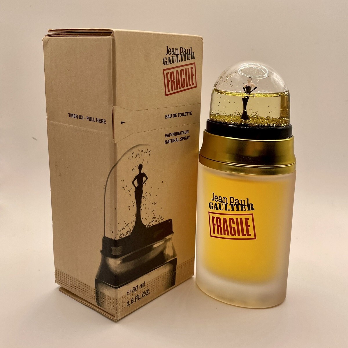 Jean Paul Gaultier FRAGILE EDT For Women Spray 1.6 oz 50 ml RARE