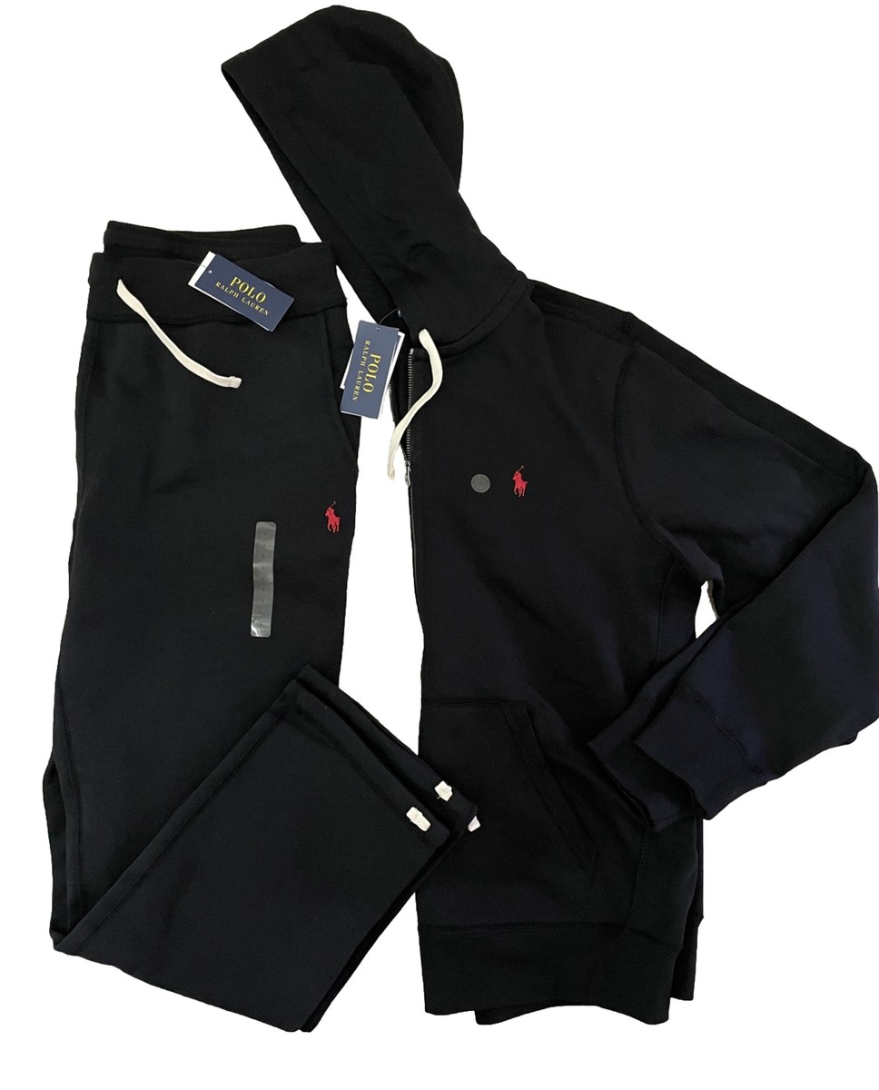 Polo Ralph Lauren Men's Big & Tall Fleece Full Zip Hoodie & Jogger