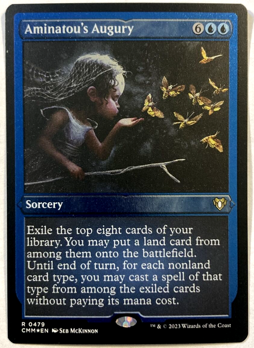 MTG Aminatou's Augury FOIL ETCHED Commander Masters 479 NM | eBay