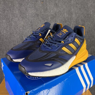Adidas ZX 2K Boost 2.0 Mens Shoes 5 US Blue Running Trainer