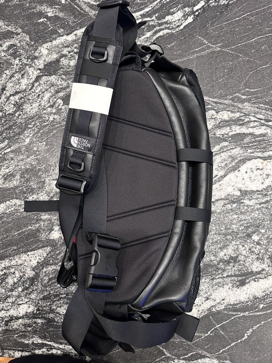 Supreme x The North Face Leather Mountain Waist Bag 'Black' | eBay