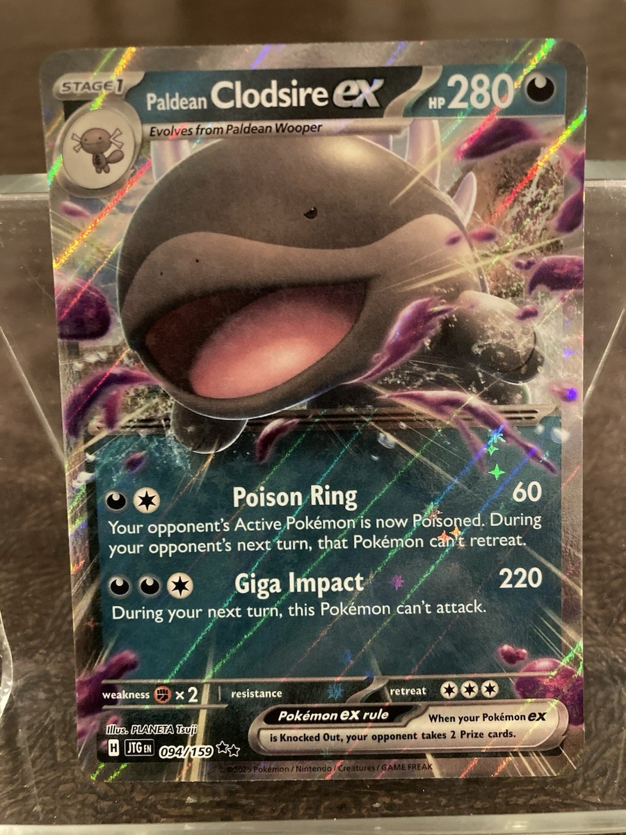 2025 Pokemon Journey Together Paldean Clodsire EX 094/159 | eBay