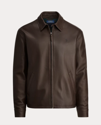 $800 NWT NEW Men's Ralph Lauren Polo Lambskin Leather Jacket