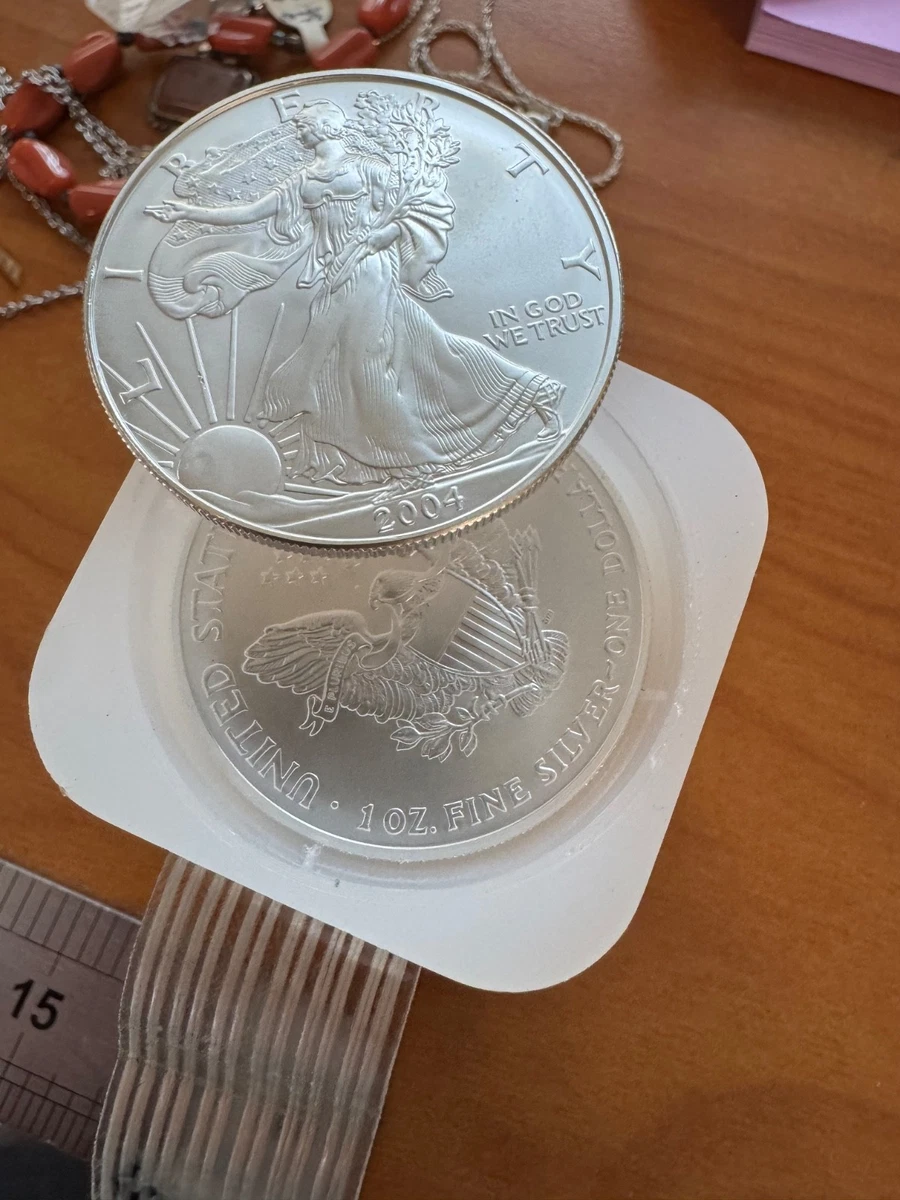 American Eagle Uncertified 2004 Silver Bullion Coins for sale | eBay