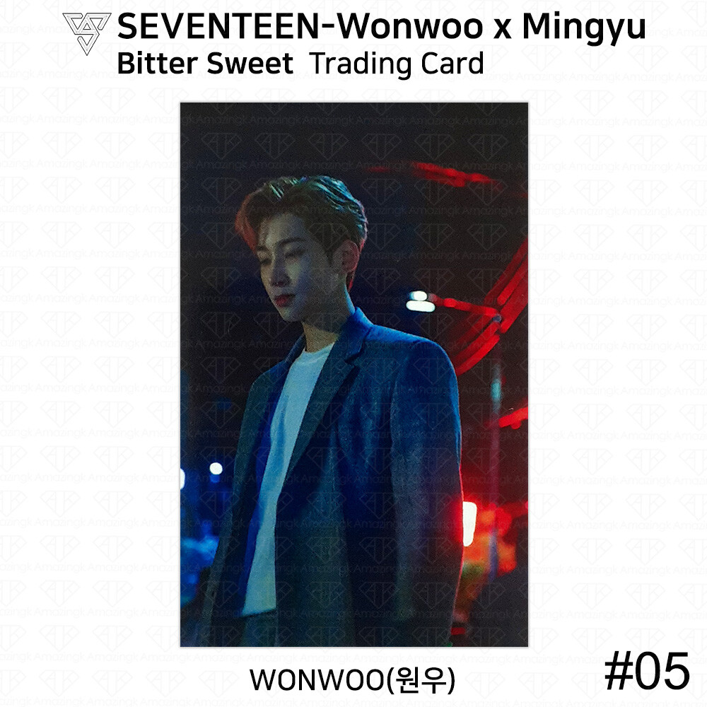 SEVENTEEN Wonwoo X Mingyu Bitter Sweet Trading Card Photocard KPOP
