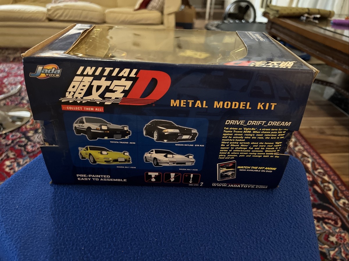 Jada Toys Initial D Mazda Rx7 FC3S Kit Die Cast Night Kids 1:24