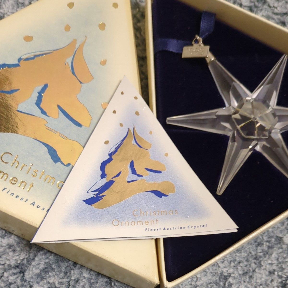 Swarovski Christmas Ornament Star 1993 Limited Edition Figurine