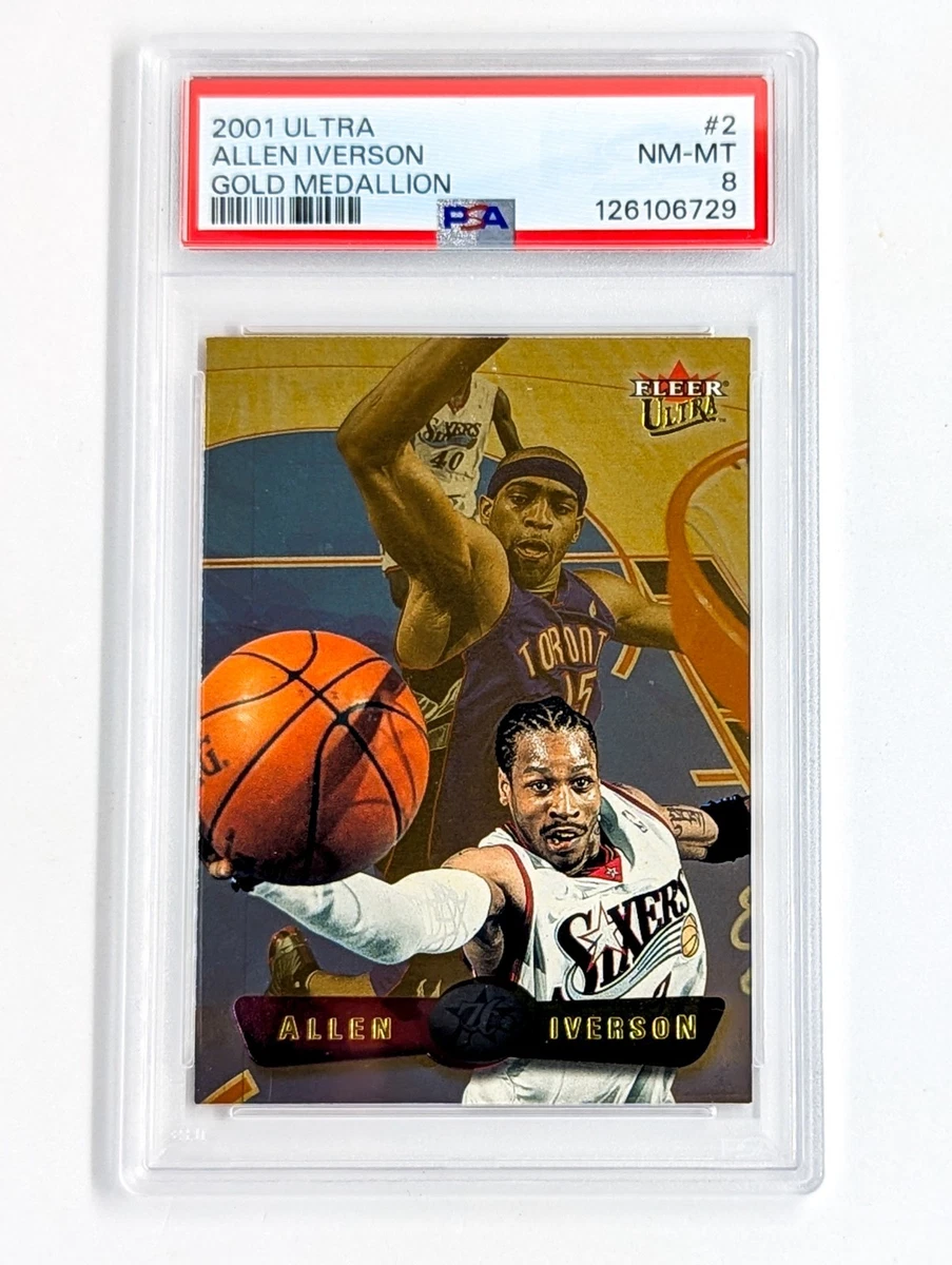 Fleer Allen Iverson Basketball 2001-02 Season Sports Trading Cards