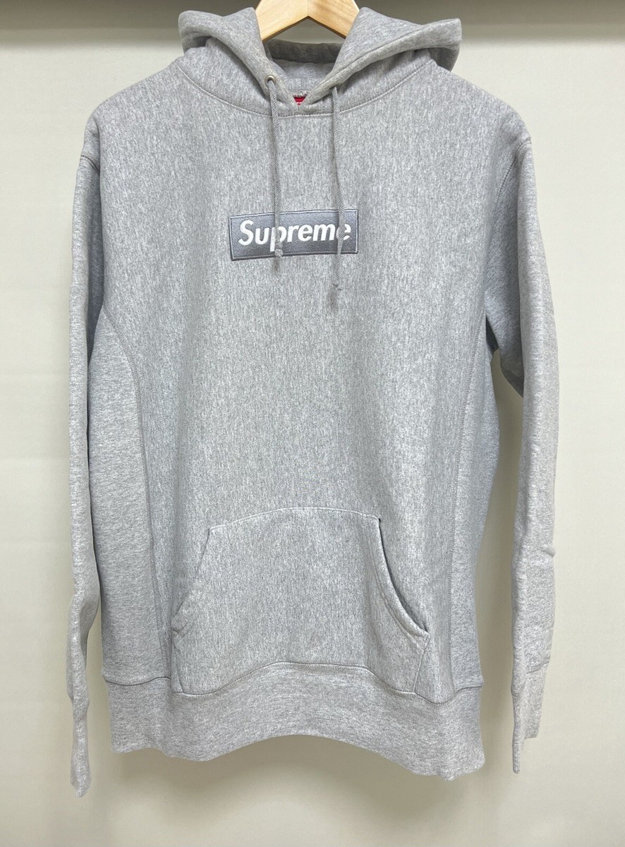 Supreme Box Logo Hoodie Silver 2003 L | eBay