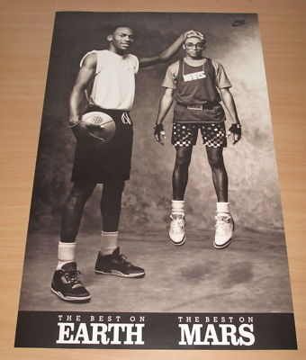 Nike Basketball Poster - Michael Jordan & Spike Lee / Best on