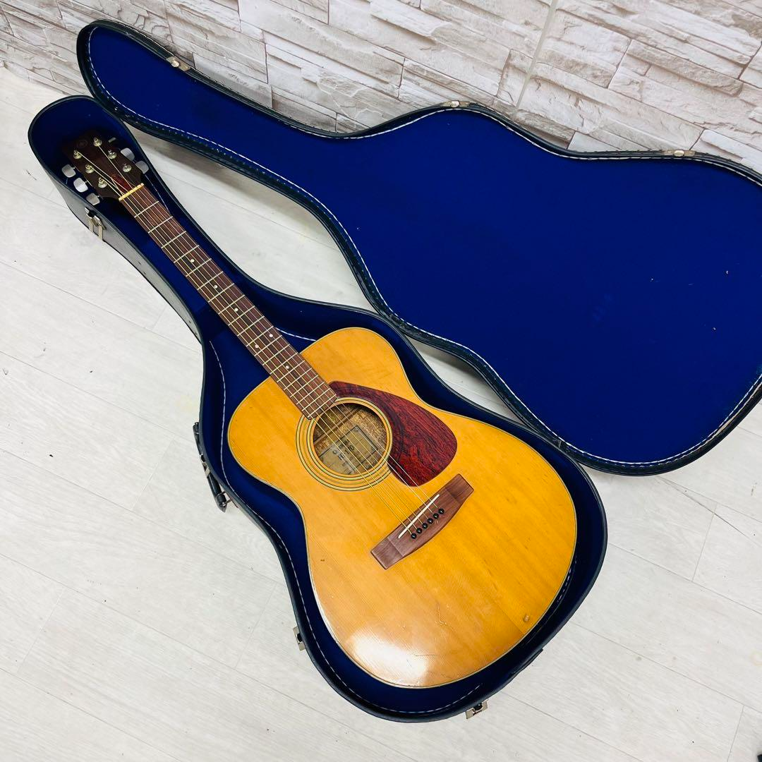YAMAHA's FG-170 Acoustic Guitar 1970s brown Label With Hard Case