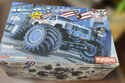 Kyosho USA-1 Engine Powered 4WD Monster Truc GP Nitro 1:8 Scale
