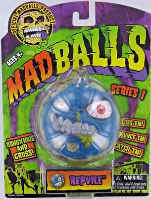 MadBalls REPVILE Mad Balls MadBall Reptile Toy Ball S1 Basic Fun