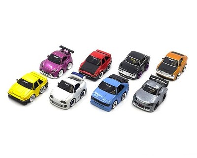 2025 CarTuned 1:64 Series 2 JDM Tuners 8 Car Set, 558675-XX1