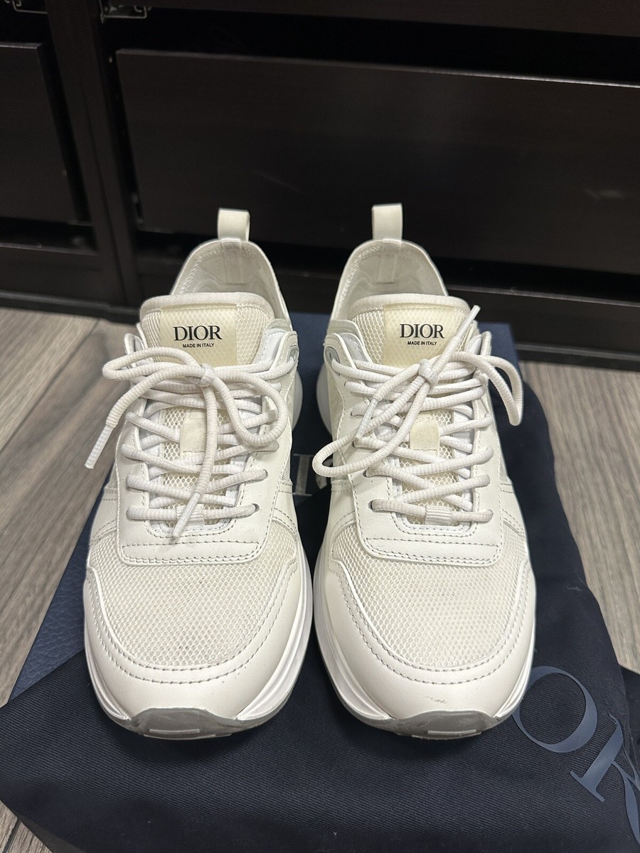Mint Christian Dior B25 Runner White Technical Mesh Men Sneakers