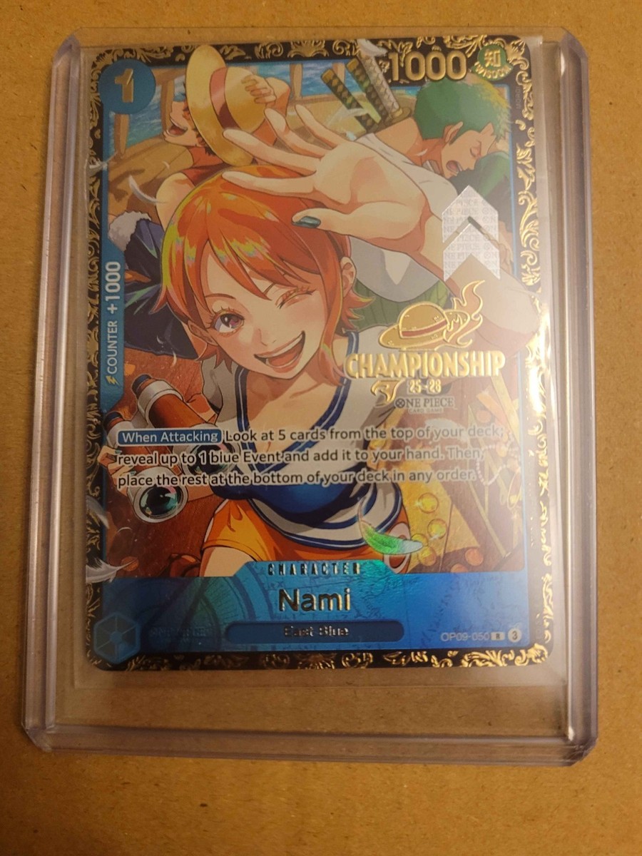 One Piece TCG Regional Top 64 Championship Nami OP09-050 Mint | eBay