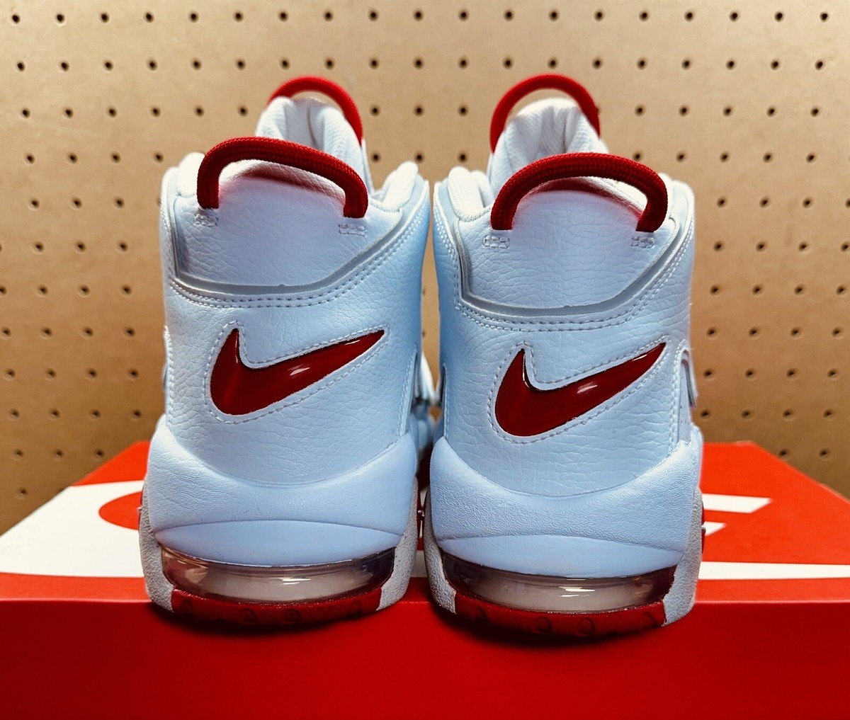 RARE* NEW Nike Air More Uptempo 96 White Red Grey Fog DX8965-100