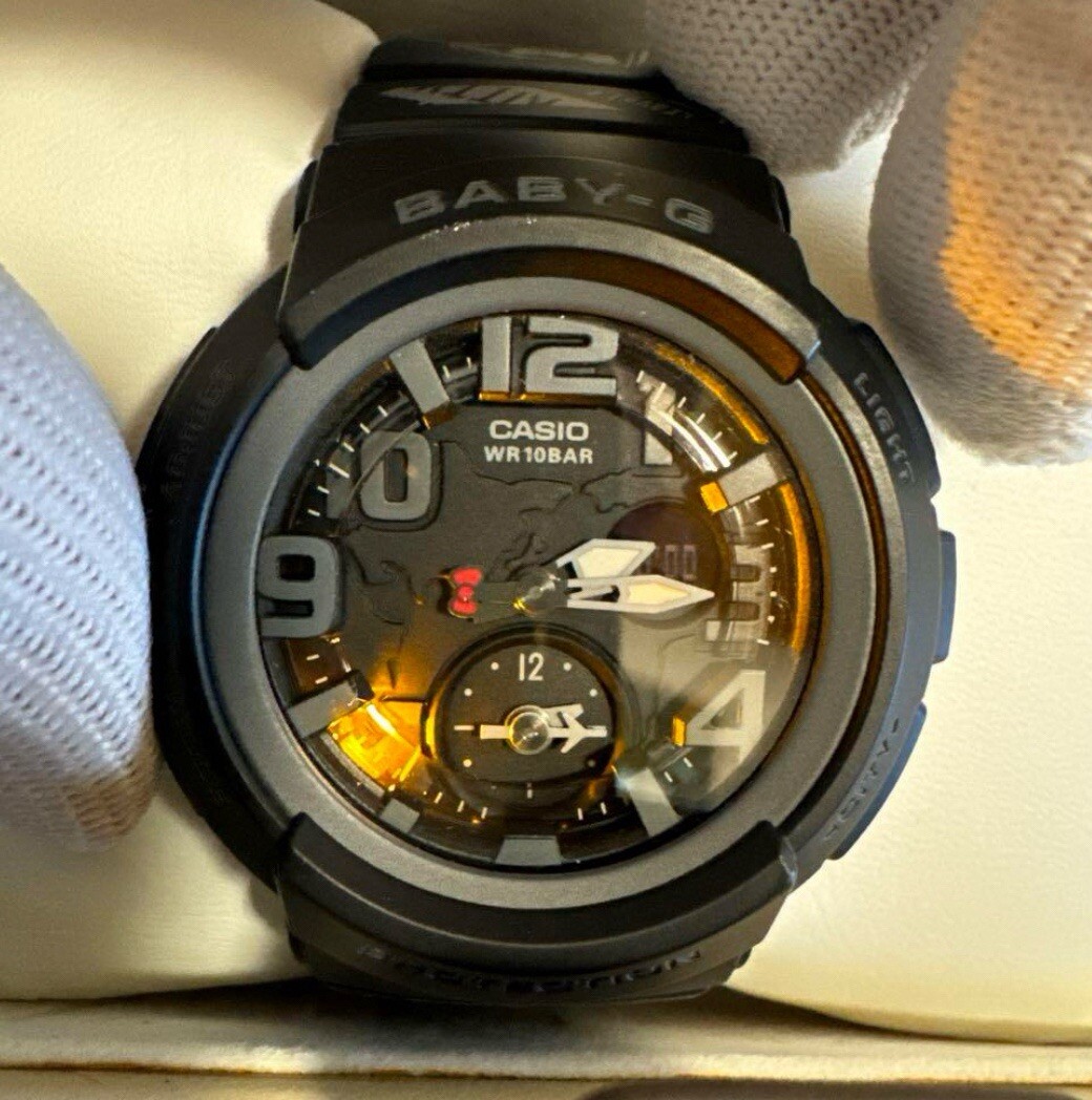 CASIO Baby-G x Hello Kitty Limited Edition Ladies Black Watch BGA