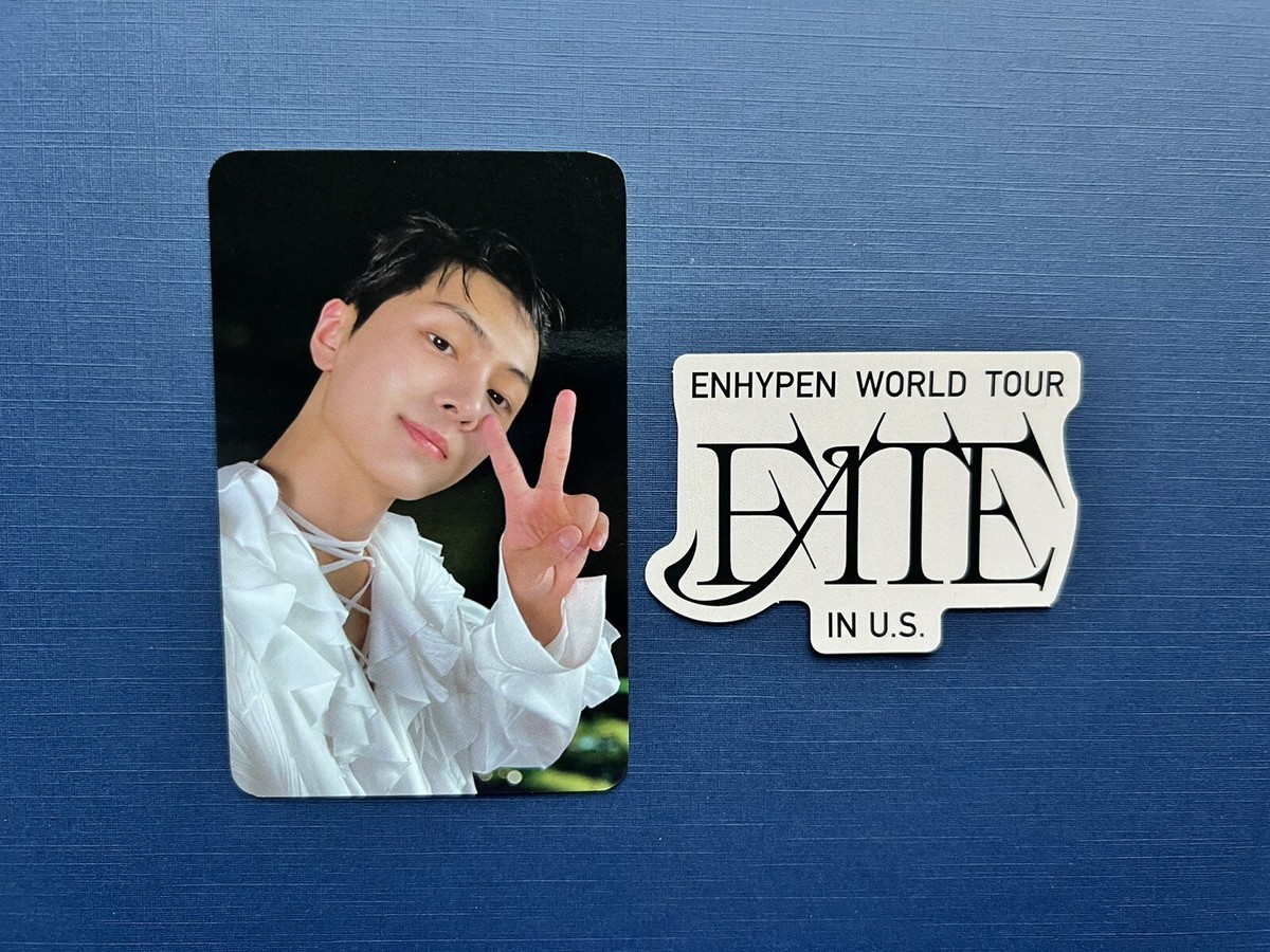 US] ENHYPEN Fate Tour: Jay Engene Zone LA Photocard | eBay