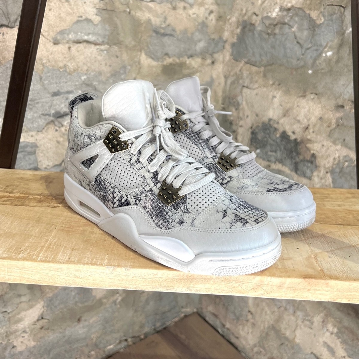 Nike Air Jordan 4 Retro Premium Pinnacle Snakeskin Sneakers - 42IT