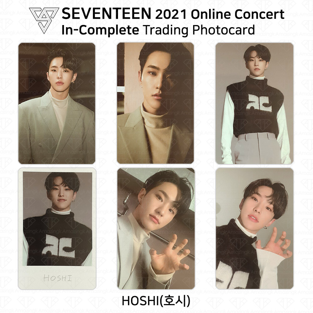 SEVENTEEN 2021 Online Concert Incomplete Trading Card Photocard