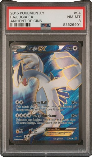 2017 Pokémon XY Japanese Lugia EX 103/171 The Best of XY GEM MT
