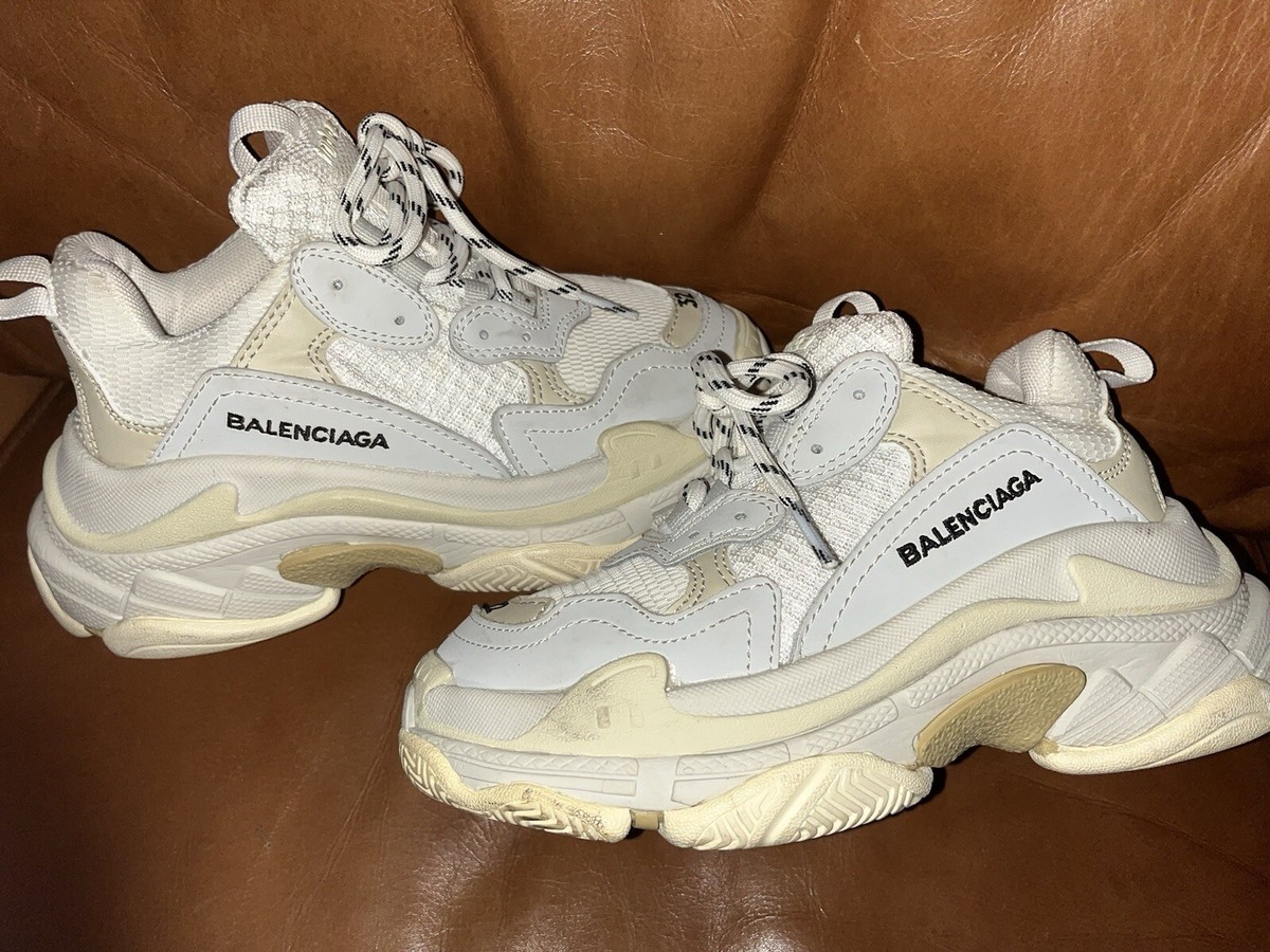 Balenciaga Triple S White 32 / US 1 | eBay