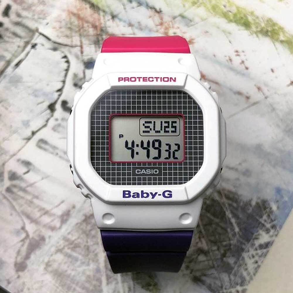 Baby-G Throwback 1990s Geometric Edition Ladies Watch BGD-560THB-7
