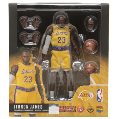 Medicom MAFEX NBA Los Angeles Lakers LeBron James Figure | eBay