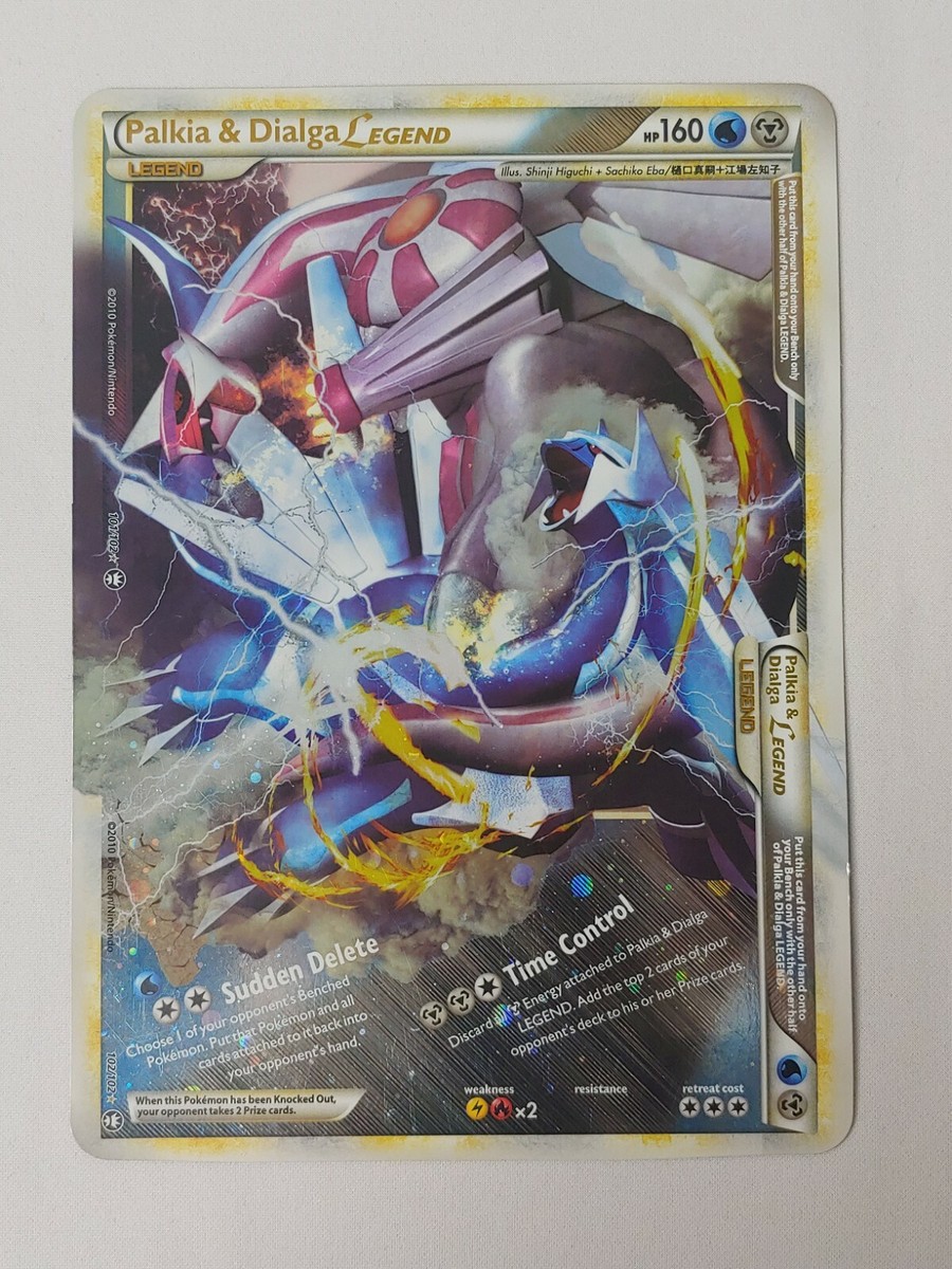 Pokémon TCG Palkia & Dialga Legend OVERSIZED Promos 102/102 Promo