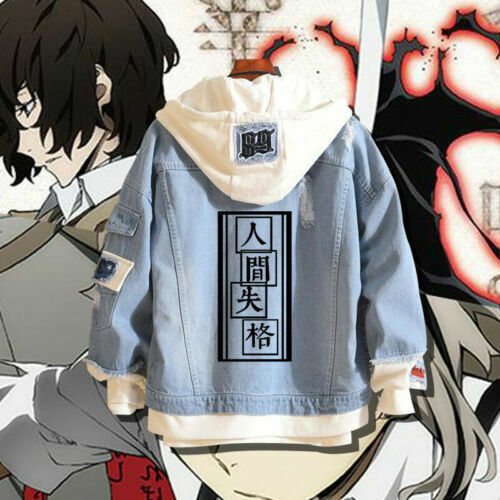 NEW Anime Bungo Stray Dogs No Longer Human Dazai Osamu Hoodie
