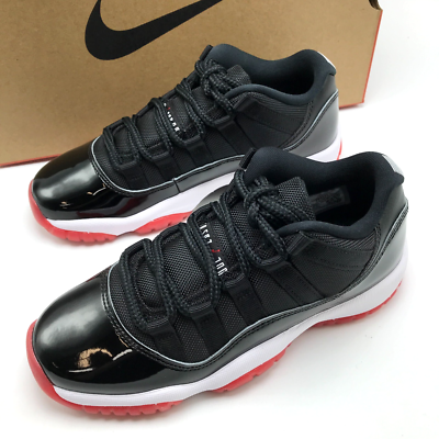 Air Jordan 11 Retro Low Bred (GS) (2025) Youth shoes FV5121-006 sz