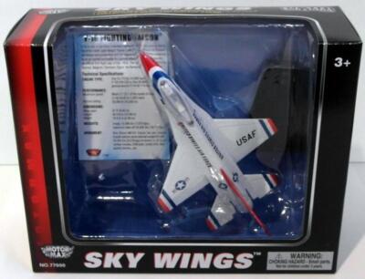 Motormax Skywings 1/100 Scale 77005 - F-16 Fighting Falcon With