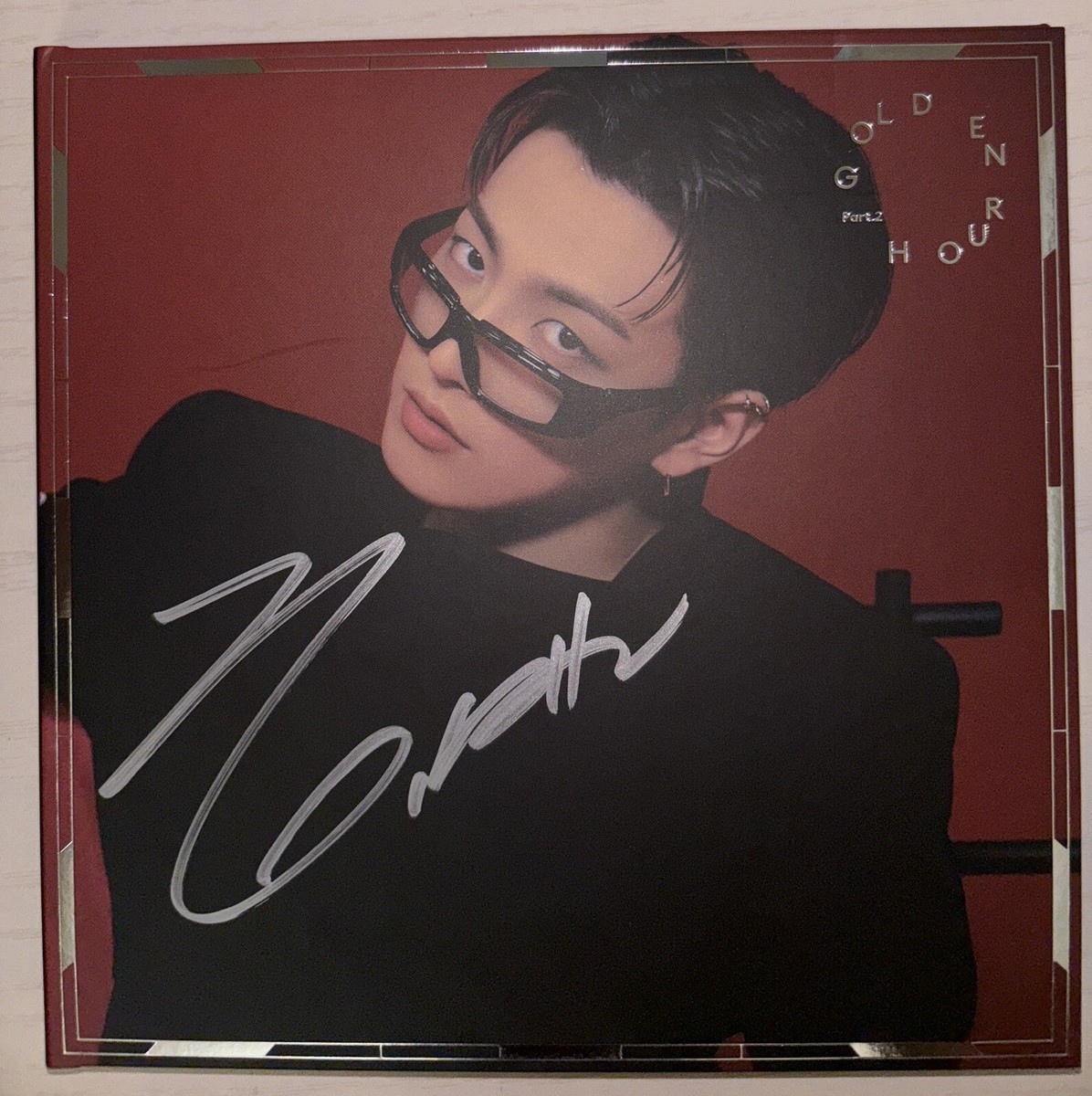 ATEEZ [GOLDEN HOUR : Part.2] HONGJOONG Autographed Signed Album