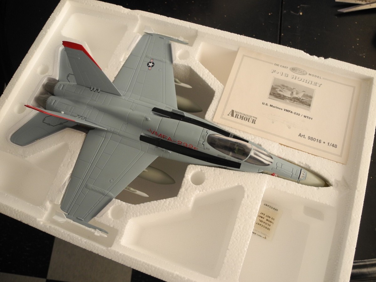 Very RARE Franklin Mint / Armour F-18 HORNET, 1:48! | eBay