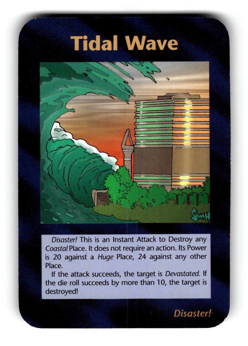 Tidal Wave Card Limited INWO Illuminati New World Order | eBay