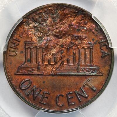 1970 S PCGS MS62 Struck On 2.8 Gram Defective Planchet Lincoln