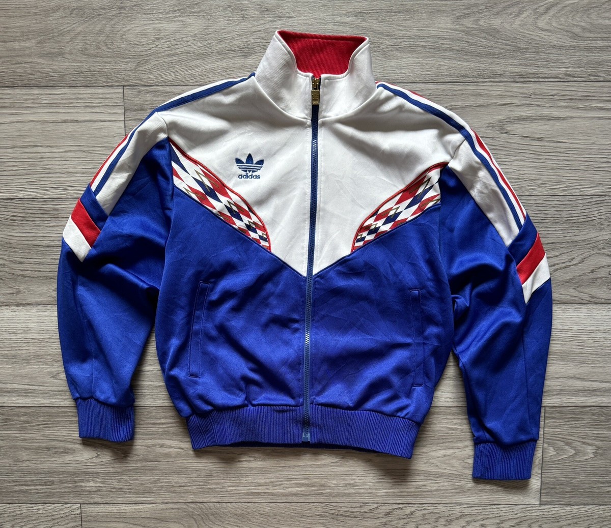 1990s Vintage Adidas Special Edition Track Jacket Descente Made In