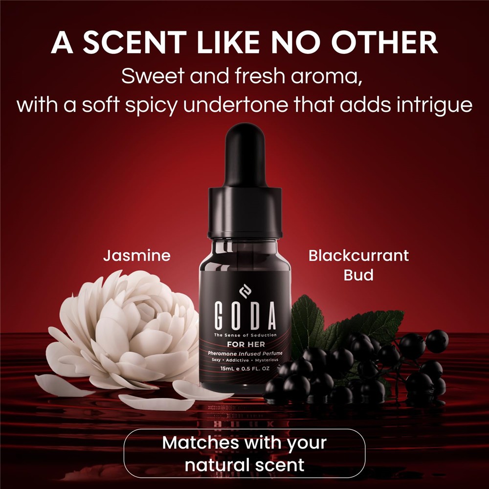 GODA For Her Pheromone Perfume For Women Long-Lasting with Jasmine