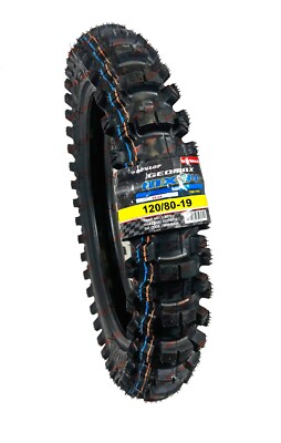 Dunlop MX34 120/80-19 Rear Tire Dirt Bike Motorcycle Geomax 120 80