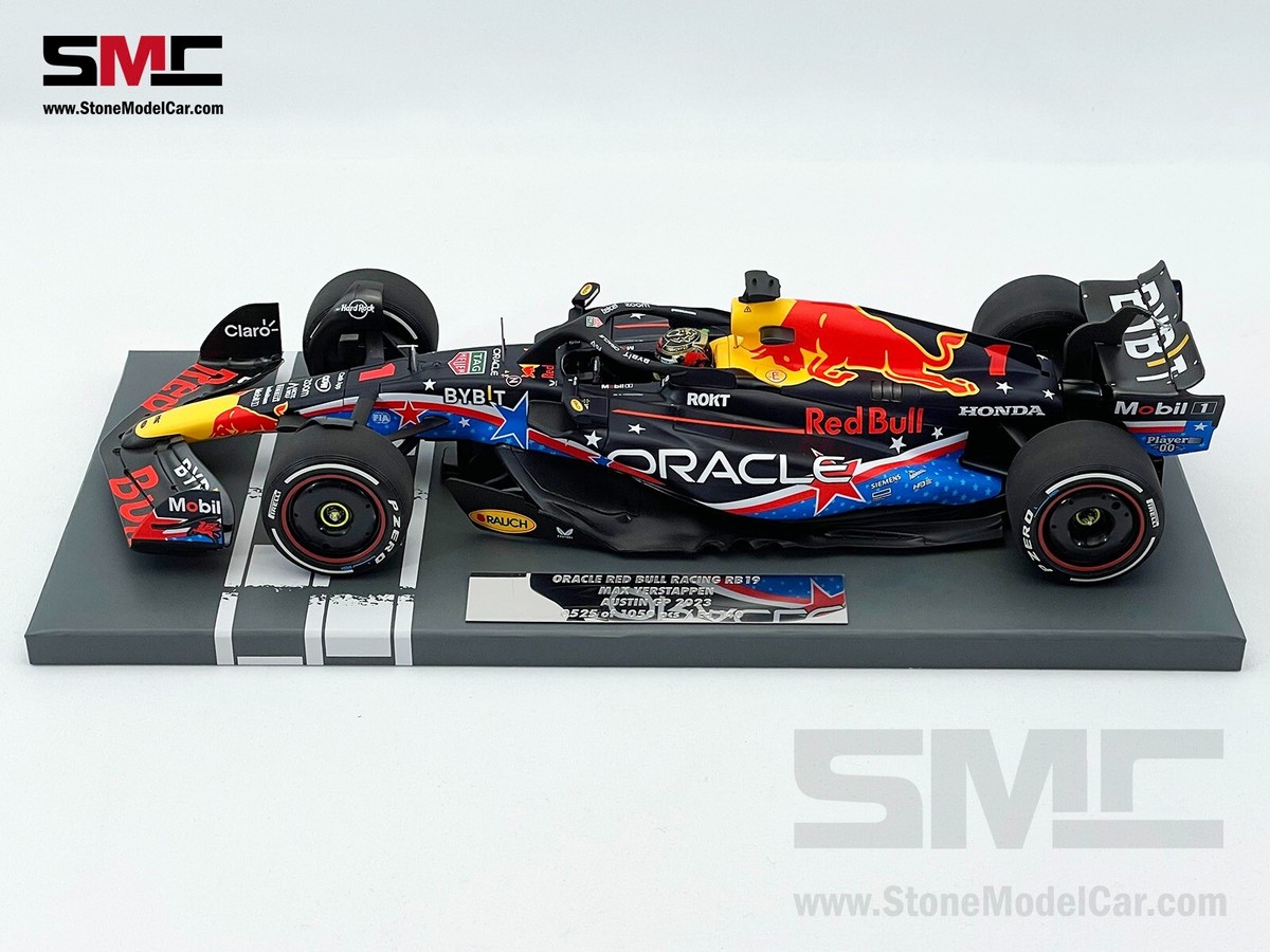 Red Bull F1 RB19 Max Verstappen US GP Austin 2023 World Champion 1
