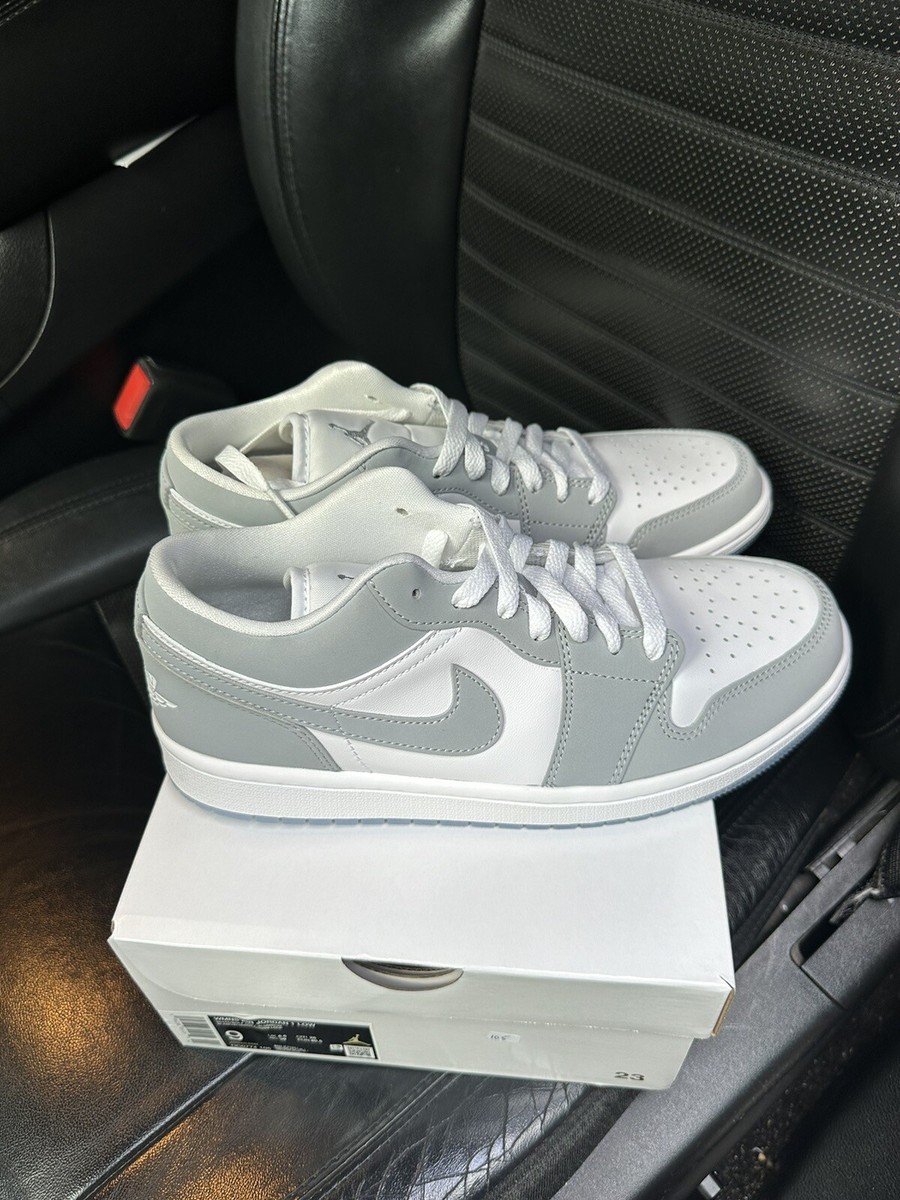 Womens Air Jordan 1 Low Wolf Grey Size 8 - 12 - DC0774 105 | eBay