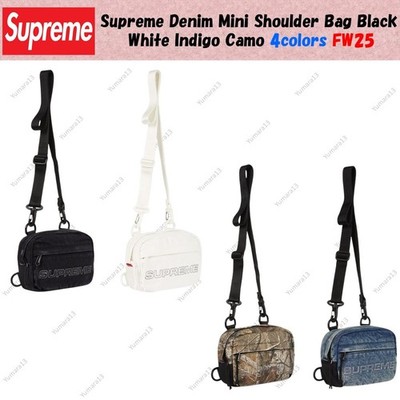 Supreme Denim Mini Shoulder Bag Black White Indigo Camo 4colors